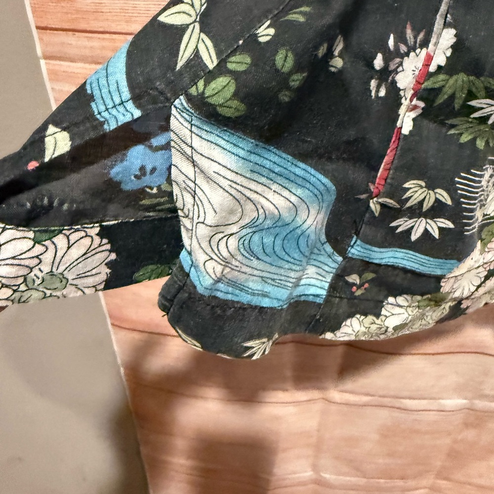 Citron Black Multicolor Floral Women's Jacket - Picture 4 of 5